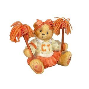 Cherished Teddies LET'S HEAR IT FOR FRIENDSHIP Cheerleader Debbie Figurine